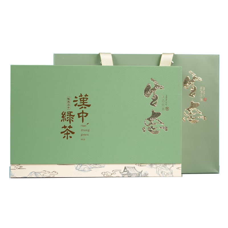 汉山2025年新茶汉中绿茶炒青陕青绿茶高山茶叶味浓耐泡端午父亲节送礼 2025高山炒青 125g*2罐 配礼盒包装