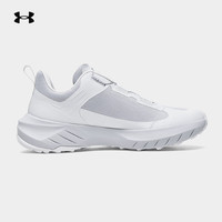 安德玛野外徒步鞋男女同款跑鞋户外鞋运动防滑免系带缓震耐磨 浅灰白 42