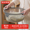 京东京造 Jingdong Jingzao Anxin Series 中号双耳盆 透明加厚塑料盆 泡脚盆 洗衣盆
