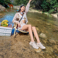 骆驼(CAMEL)溯溪鞋女士夏季2025户外涉水鞋子透气网鞋沙滩运动凉鞋女 F15B693026,深灰,男 43