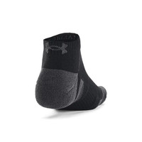 安德玛(UNDERARMOUR)秋冬Performance Tech男女训练运动短袜-3双装1379504 黑色001 L