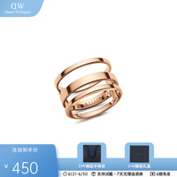 Daniel Wellington 丹尼尔惠灵顿 DanielWellington）DW戒指女 玫瑰金色戒指56号  DW00400130