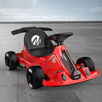 ZOCI儿童电动四轮漂移遥控卡丁车 灯光音乐款【红色】