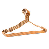 衣架太空铝合金防滑无痕衣架子衣撑挂衣宽肩晾衣架不锈钢衣挂家用 66慕品1.2cm宽玫瑰金（特厚）10个