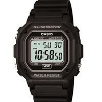 CASIO 卡西欧 复古小方块手表男士电子表腕表 防水夜光运动学生