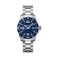 LONGINES 浪琴 康卡斯潜水300米运动潜水夜光石英钢带男表39mm