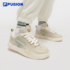 FILA FUSION斐乐潮牌NOLLIE滑板鞋女2025春新款豚跃鞋休闲鞋 月球灰/燕麦棕-MO 37.5