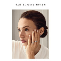 Daniel Wellington 丹尼尔惠灵顿 DanielWellington）DW双环戒指情侣对戒 典雅银 DW00400124