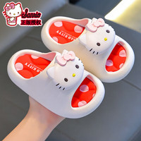 百慕倾臣Hellokitty儿童拖鞋女童2025新款中大童防滑三丽鸥IP联名亲子拖鞋 【KT猫IP联名款】 24 -25【内长15CM】