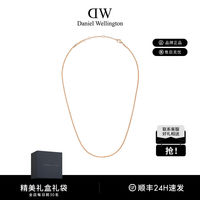 百亿补贴：Daniel Wellington 丹尼尔惠灵顿 DW项链 ins风叠戴基础单链条 一链两戴 小众方牌吊坠锁骨链 新年礼物