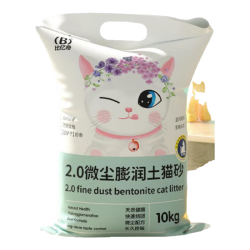 比亿奇 膨润土猫砂 自然奶香味