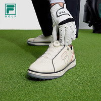 斐乐（FILA）男鞋GF 1911 TRAINER软钉高球鞋冬季综训鞋 明亮白-BW 40.5