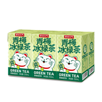 绝对元气 青梅冰绿茶 250ml/6盒装