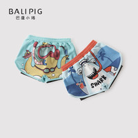 巴厘小猪 男童游泳裤