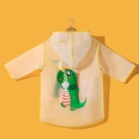 iChoice EVA系列 儿童雨衣 可爱卡通速干款 黄色 L 101-110cm