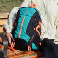 杉木山装户外徒步登山包旅游双肩背包防水多功能大容量旅行包防雨罩 -赠防雨罩 27升