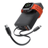  爵位 30W双向快充 充电宝+伸缩线