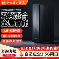 百亿补贴：小米 Xiaomi RN02 BE6500 家用千兆无线路由器 Wi-Fi 7 黑色 单个装