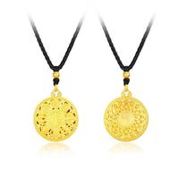 金大生 KTS 足金999黄金吊坠5D硬金八宝罗盘挂坠吊坠情侣YK550X