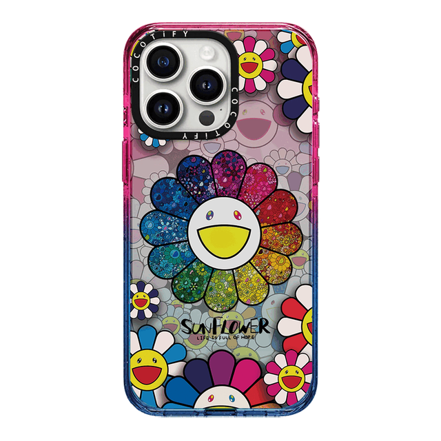 CASETIFY磁吸MagSafe联名村上隆太阳花适用iphone16pro手机壳15promax