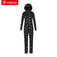 探路者 秋冬新款 防水透湿女式连体滑雪服 TAHH92896