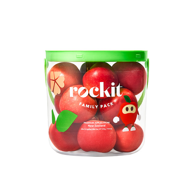乐淇 Rockit 新西兰进口 火箭小苹果 抱抱桶 553g