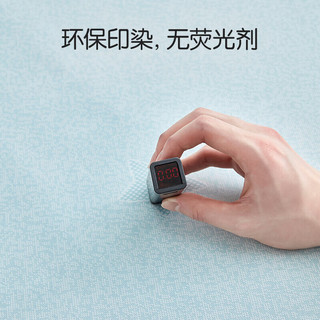 罗莱儿童A类抗菌防螨冰丝席双人凉席三件套1.8米床180*200蓝 【可水洗】 【条席款】凉感+可水洗 星空蓝
