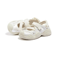 骆驼（CAMEL）凉鞋女2025女士凉鞋玛丽珍运动凉鞋女增高透气丑萌沙滩凉鞋女 L25M255006 米白 40