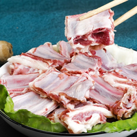 魃鲜新疆新鲜现杀阿勒泰大尾羊羔羊肉红烧水煮烤肉火锅手抓饭食材 现杀新疆羊排3斤装(全国仓)