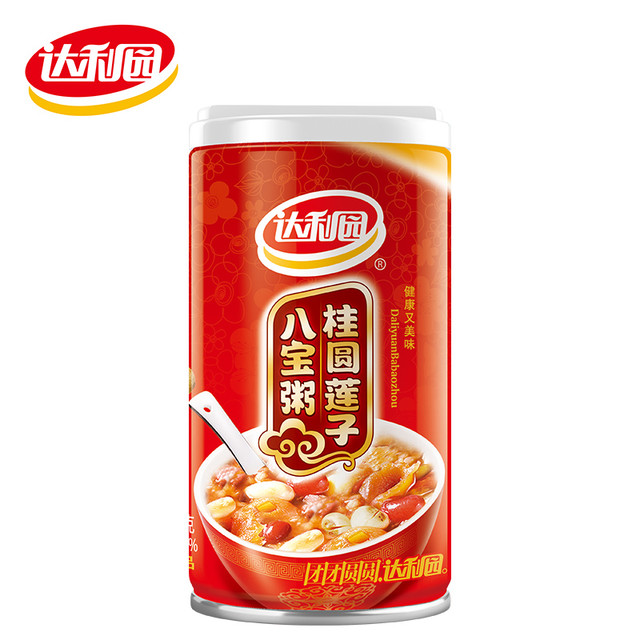 达利园 桂圆莲子八宝粥 360g/罐