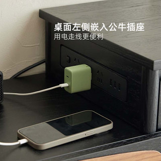 EVITA Home纽扣梳妆台斗柜一体轻奢小户型家用卧室简约复古可伸缩实木化妆桌 纽扣梳妆台+二斗柜【左右可换】