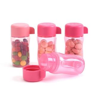 特百惠 迷你依可瓶 90ml*4个 粉色 密封保鲜盒