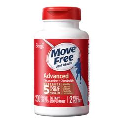 益节 美国Schiff MoveFree红瓶氨糖软骨素益节维骨力保护关节200粒