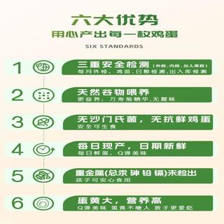  苏鲜生 可生食 鲜鸡蛋  礼盒装 1000克