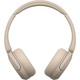 索尼 SONY WH-CH520舒适高效头戴式无线蓝牙耳机 通话降噪超长续航耳麦 复古便携可折叠 米色