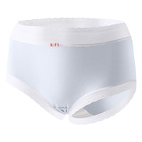 雅鹿聚乳酸透气无痕三角裤纯棉裸感少女内裤 肤/粉/浅蓝/浅绿/虾粉 5条 M 【70-95斤 卡码拍大】