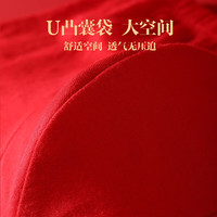 七匹狼红内裤本命年蛇年大红色男士内裤男纯棉平角内裤全棉四角短裤 【鸿运纯棉组合】袜子2+内裤 2条 XL (175/90)120-140斤