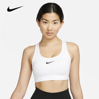 NIKE 耐克 女子中强度支撑速干衬垫运动内衣 SWOOSH DX6822-100 M