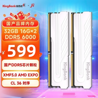 金百达 白刃 DDR5 6800MHz RGB 台式机内存 灯条 C34