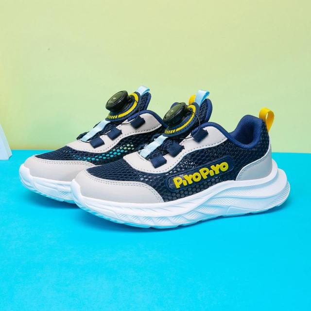 黄色小鸭 PIYOPIYO 儿童运动鞋夏季男童跑步鞋凉爽轻软中大童休闲鞋