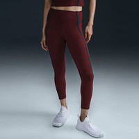 NIKE 耐克 2025春季ONE女子速干高腰运动休闲九分紧身裤 HJ1138-619