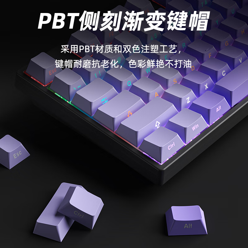 87键-霞光紫正刻-(混光热插拔)-有线