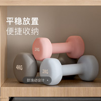 Keep哑铃女士家用男士力量训练器材锻炼初学者练臂肌亚铃一对 一对装