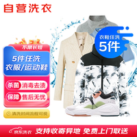 京东 洗衣服务 衣鞋任洗 运动鞋/羽绒服等 上门取送 干洗水洗 去渍熨烫