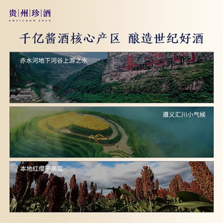  KWEICHOW ZHENJIU/珍酒 真实年份 酱香型白酒  包装 53度