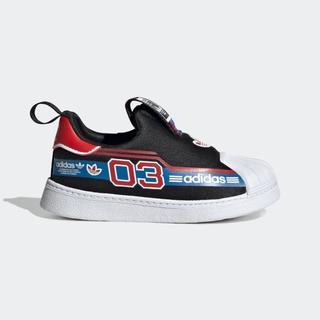  adidas ORIGINALS 一脚蹬 儿童运动鞋  黑色 22