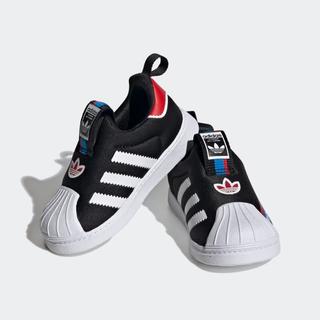  adidas ORIGINALS 一脚蹬 儿童运动鞋  黑色 22