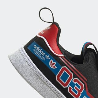  adidas ORIGINALS 一脚蹬 儿童运动鞋  黑色 22