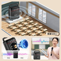 爱歌 小蜜蜂扩音器教师教学专用上课无线麦克风耳麦大功率喇叭扬声器机