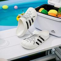 adidas 阿迪达斯 ADILETTE CLOG舒适休闲拖鞋时尚潮流男鞋女鞋户外日常运动拖鞋